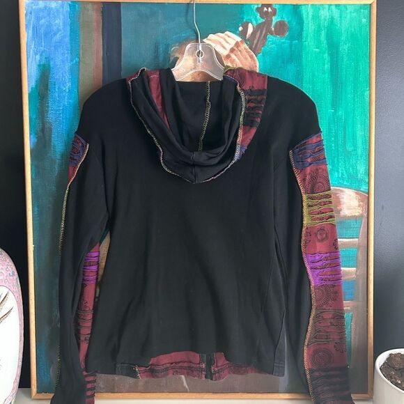 Ark Imports Bohemian Patchwork Bomber Jacket Small - Picture 6 of 16